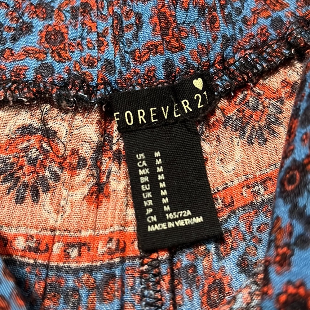 F21 patterned pants - Picture 3 of 3
